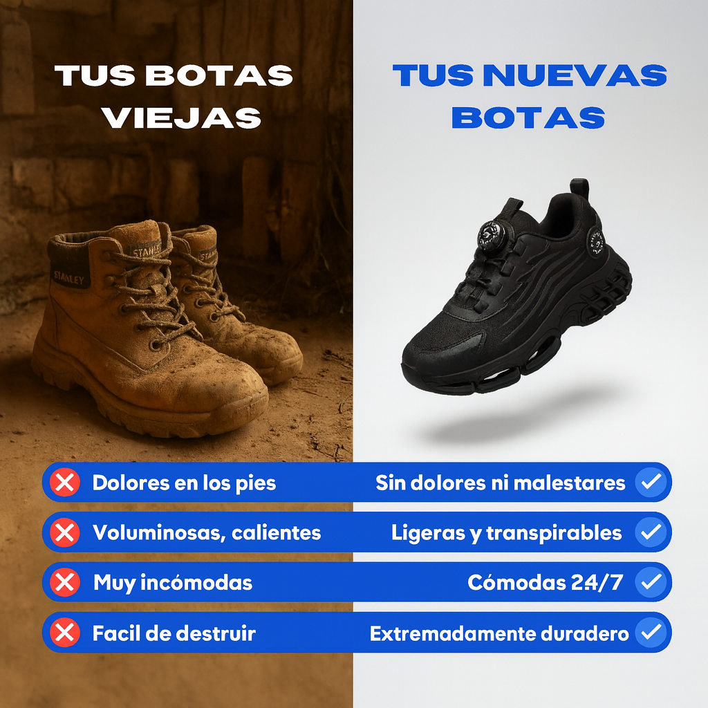 SafeStep™ - Zapatos Comfort Punta de Acero