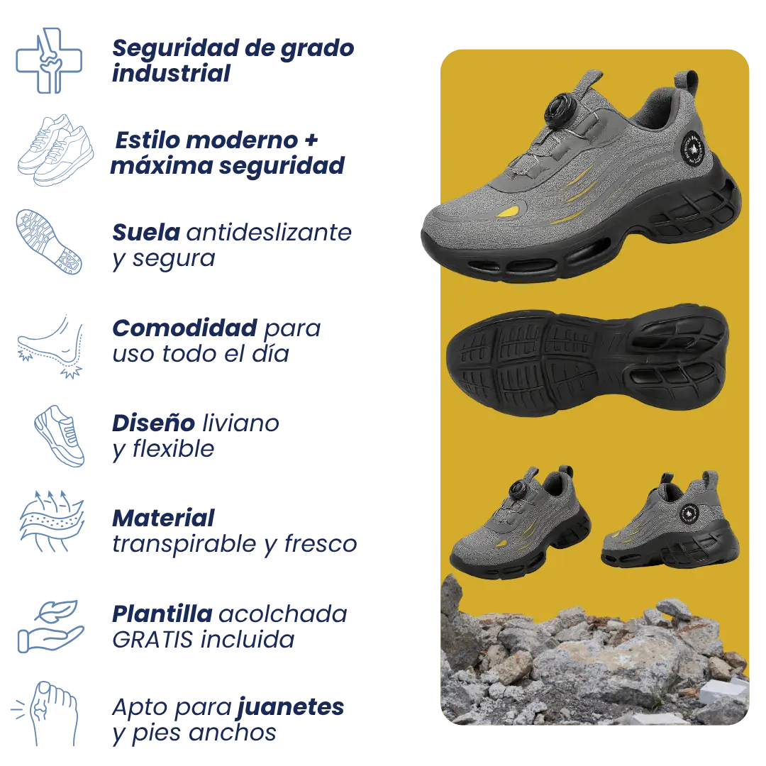 SafeStep™ - Zapatos Comfort Punta de Acero